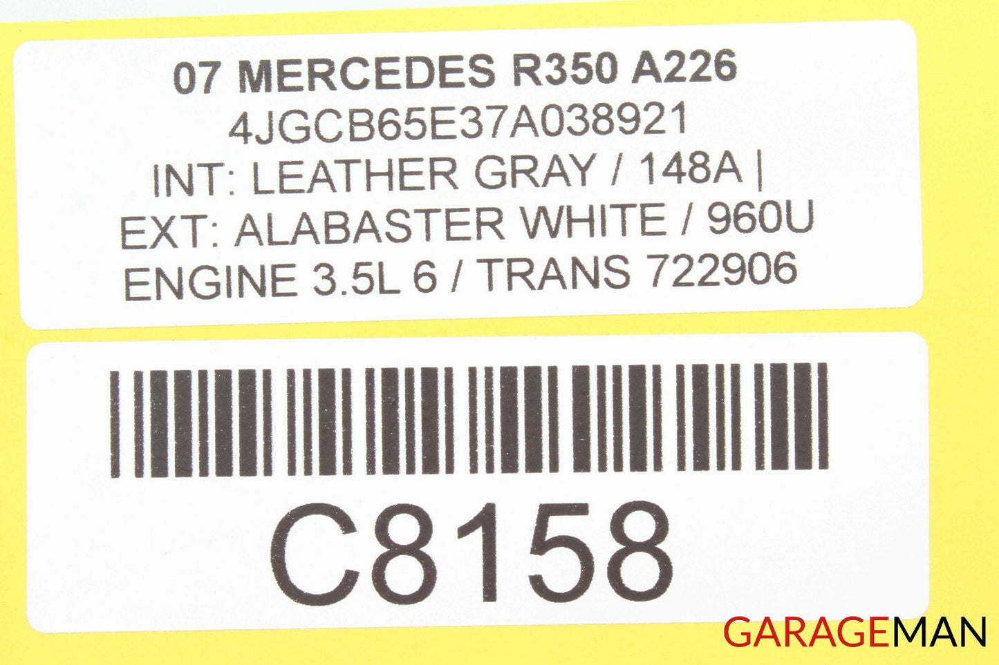 06-09 Mercedes W251 R350 Air Suspension Computer Control Module Unit 2515450016
