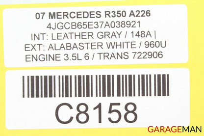 06-09 Mercedes W251 R350 Air Suspension Computer Control Module Unit 2515450016