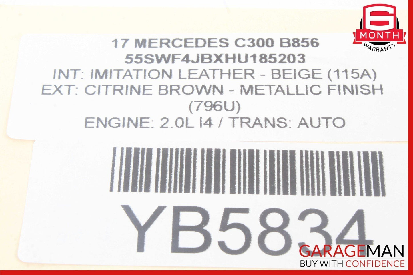 08-20 Mercedes W205 C300 E350 Rear Left or Right Side Lower Control Arm OEM