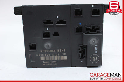 03-12 Mercedes R230 SL500 SL55 AMG Front Left Door Control Module 2308204726 OEM