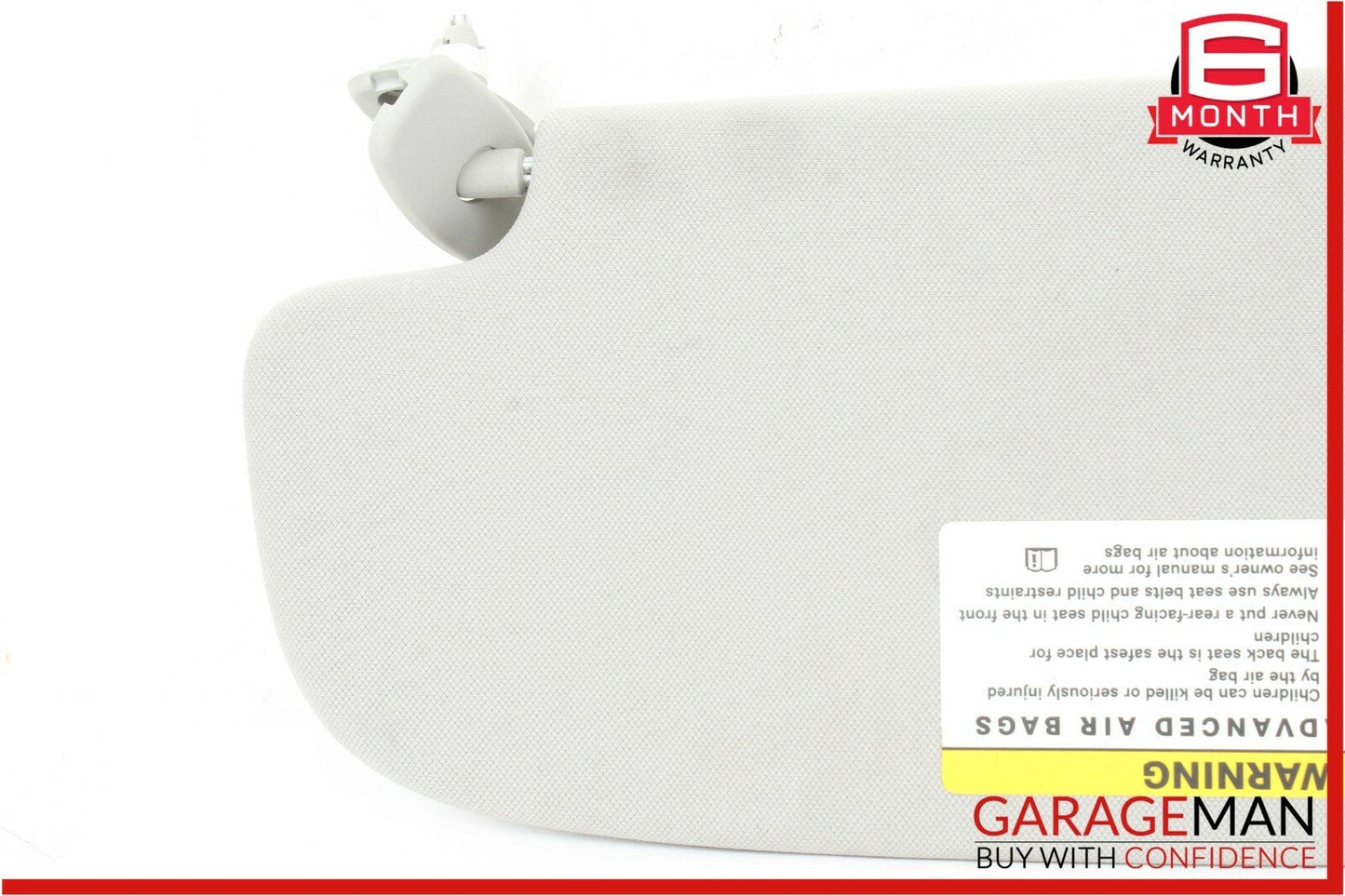 07-13 Mercedes S550 CL550 Front Right Sun Visor Sunvisor Shade Cover Grey Suede