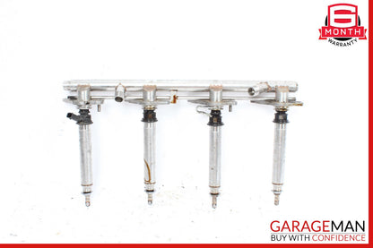 11-19 Mercedes W218 CLS550 E550 Left Side Fuel Injection Rail Line w/ Injectors