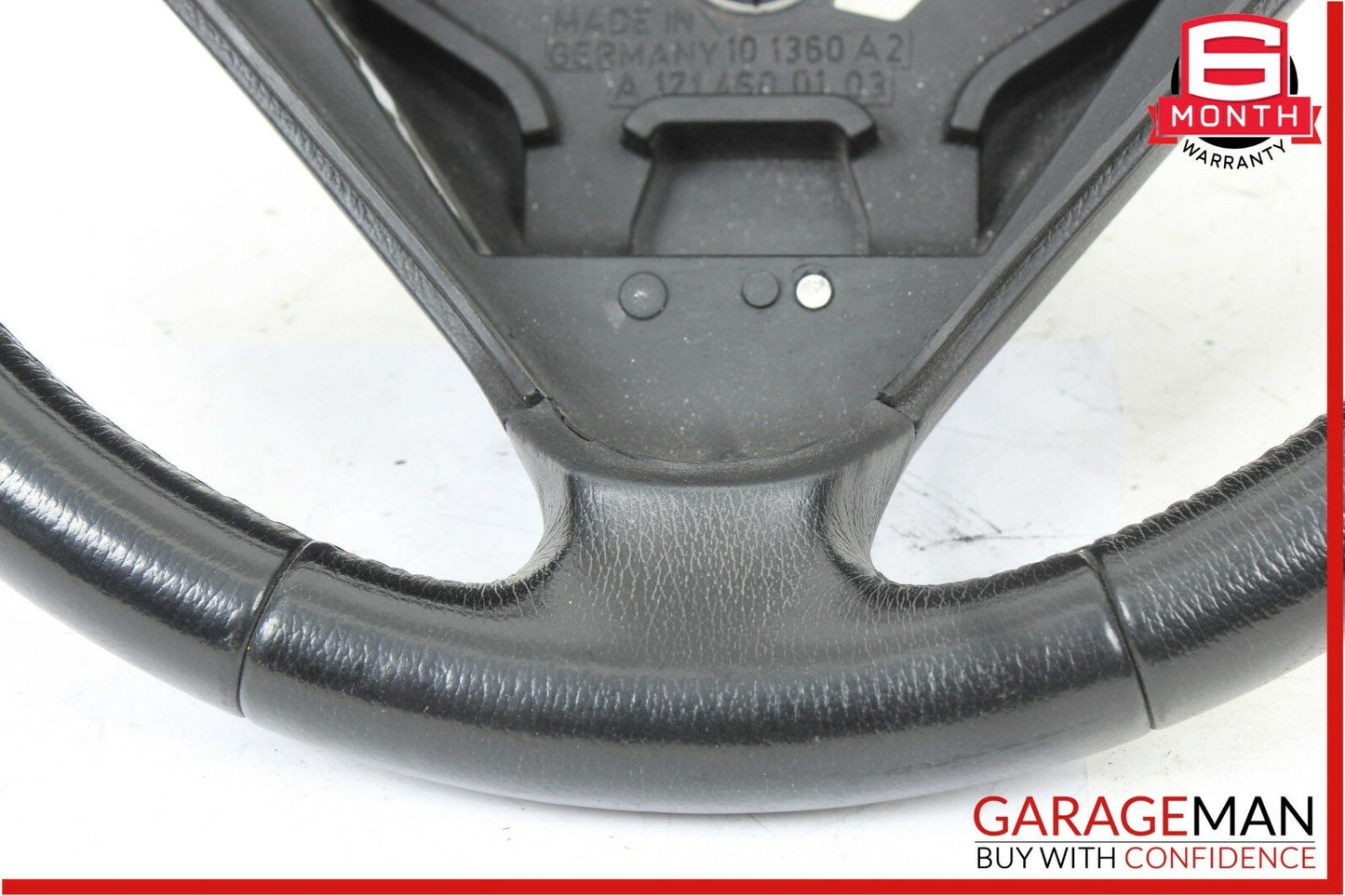 05-08 Mercedes SLK280 C230 Sport 3 Spoke Steering Wheel Leather Black OEM