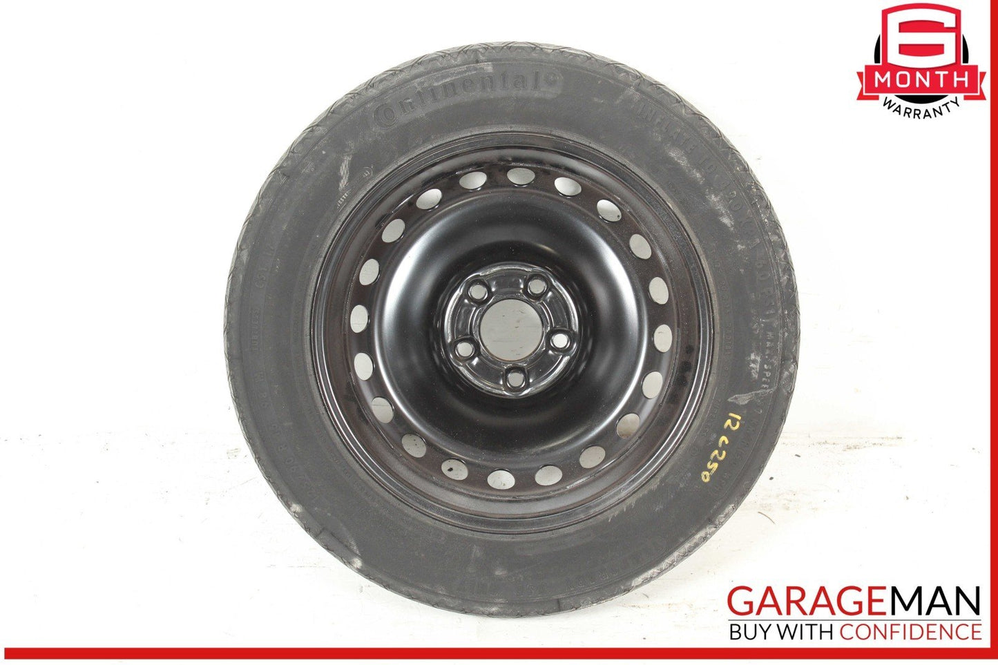 08-14 Mercedes W204 C250 C300 Emergency Spare Tire Donut Wheel Rim 125 90 16"