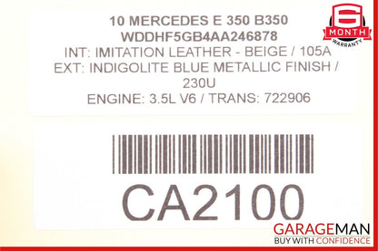08-18 Mercedes W212 E350 C300 E400 Front Right Side Door Control Module OEM