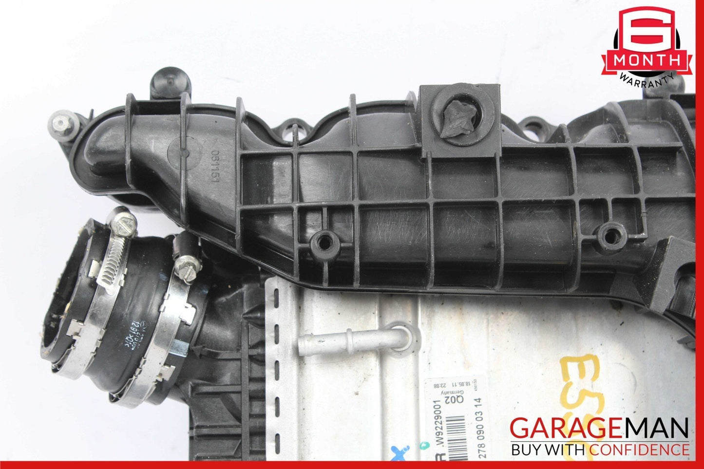 Mercedes CLS550 E550 Air Intake Manifold Distributor Engine Intercooler Radiator