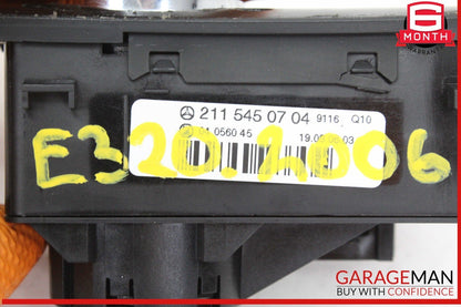 03-09 Mercedes W211 E320 CDI E350 Headlight Control Switch Black 2115450704 OEM