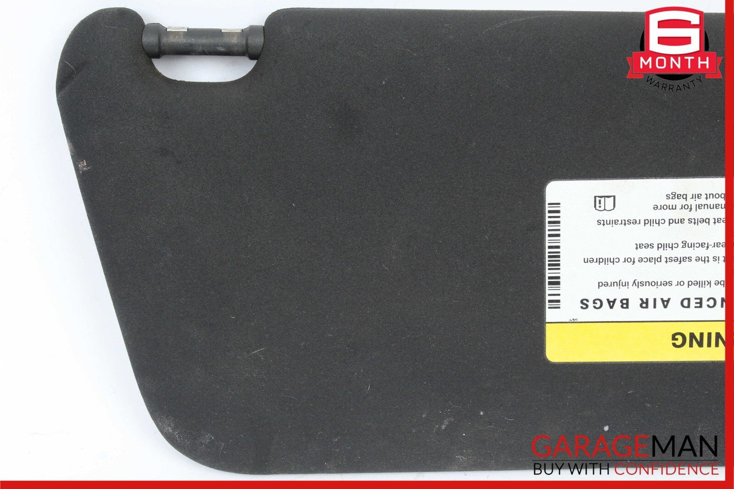 08-14 Mercedes W204 C250 Front Left Side Sun Visor Sunvisor Shade Cover OEM