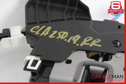 14-19 Mercedes W117 CLA250 CLA45 AMG Rear Right Side Door Lock Latch Actuator
