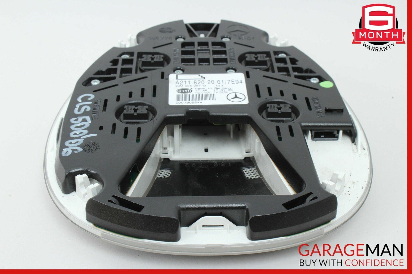 03-11 Mercedes W219 CLS500 E320 Rear Overhead Dome Light Gray 2118202001 OEM