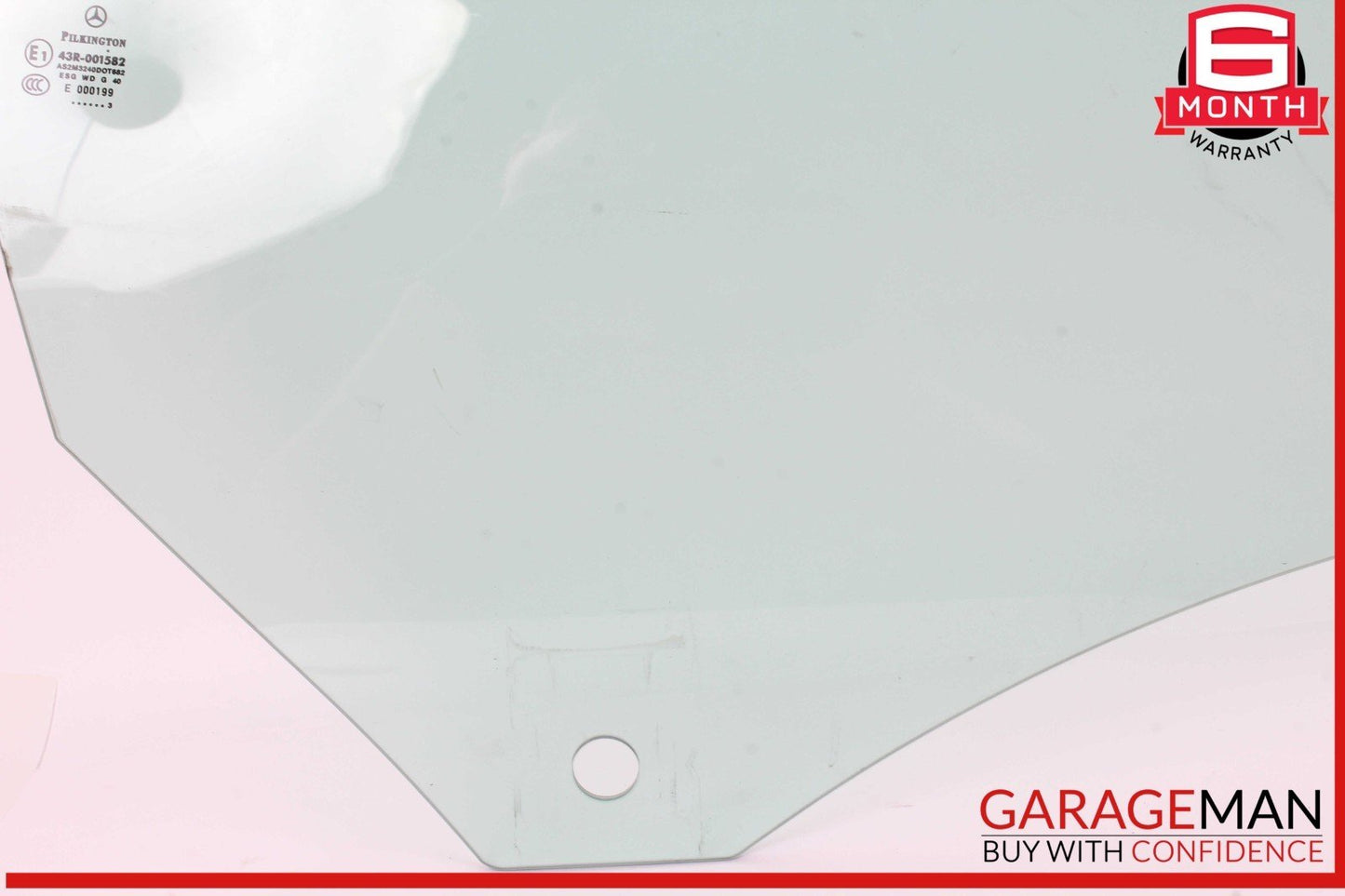 12-20 Mercedes R172 SLK250 Front Right Passenger Side Door Window Glass OEM