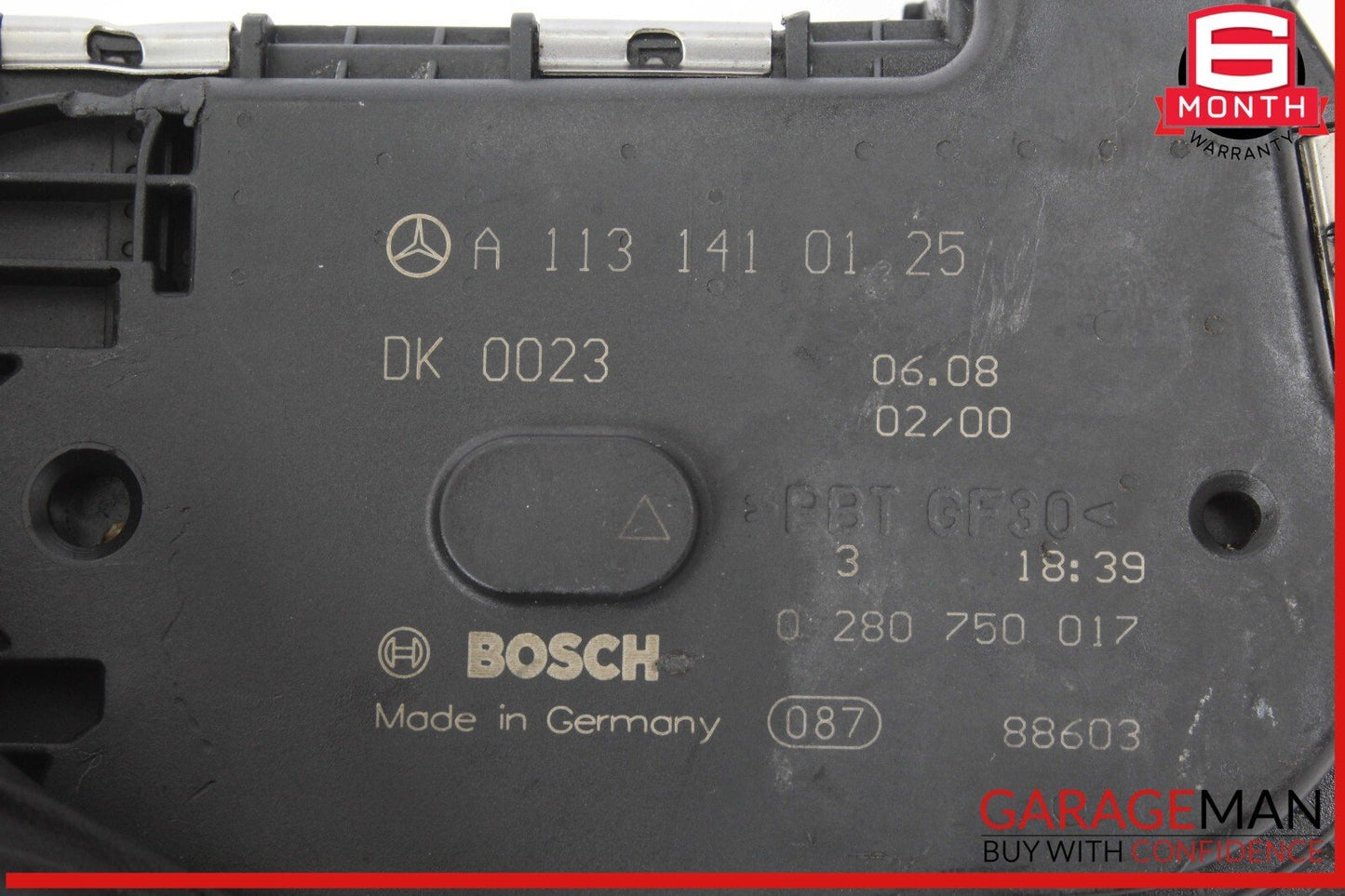 00-13 Mercedes W212 E350 Wagon S500 Engine Throttle Valve Body 1131410125 OEM
