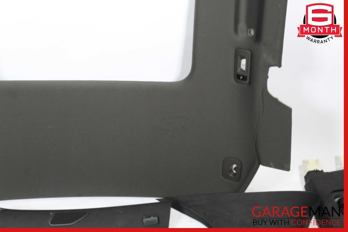 15-18 Porsche Macan 95B Headliner Pillar Trim Panel Cover Set Grey OEM