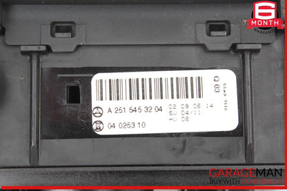06-11 Mercedes W251 R500 Headlight Control Switch Module 2515453204 OEM