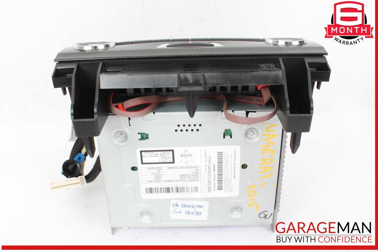 14-17 Maserati Ghibli M157 S Q4 Quattroporte Head Unit Comand FM CD Audio OEM