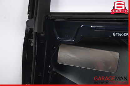 15-18 Mercedes W205 C300 Rear Right Passenger Side Exterior Door Shell Blue OEM