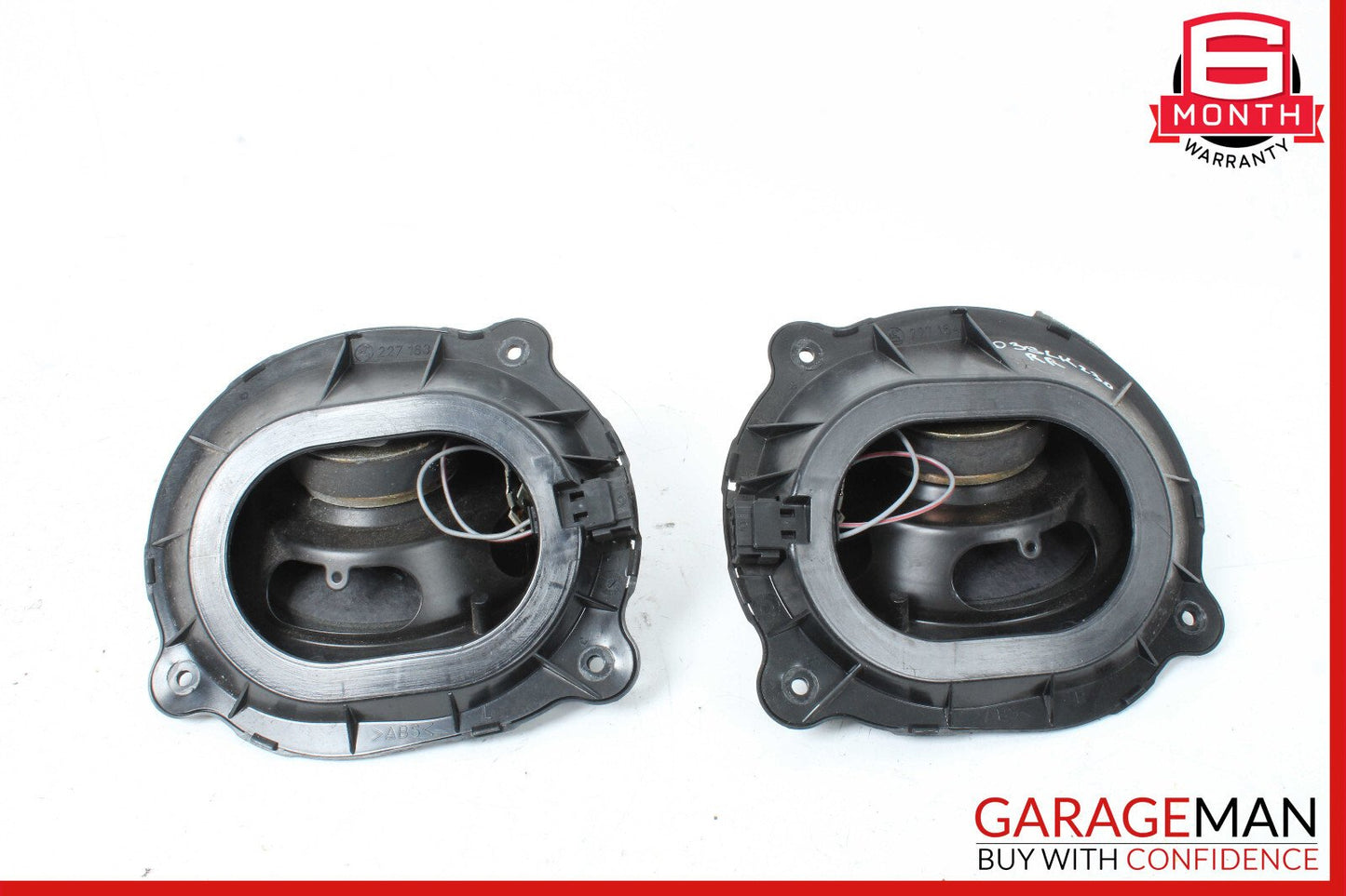 Mercedes R170 SLK230 SLK320 Rear Left & Right Side Door Sound Speaker Set OEM
