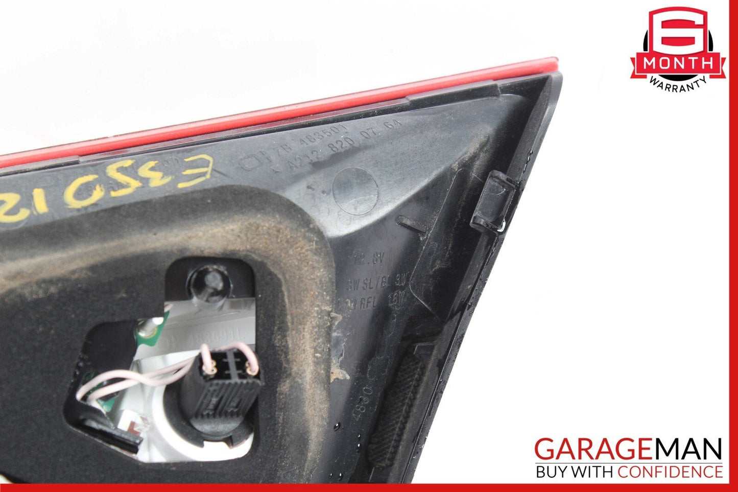 10-13 Mercedes W212 E350 E400 E63 AMG Sedan Rear Left Side Inner Tail Light Lamp