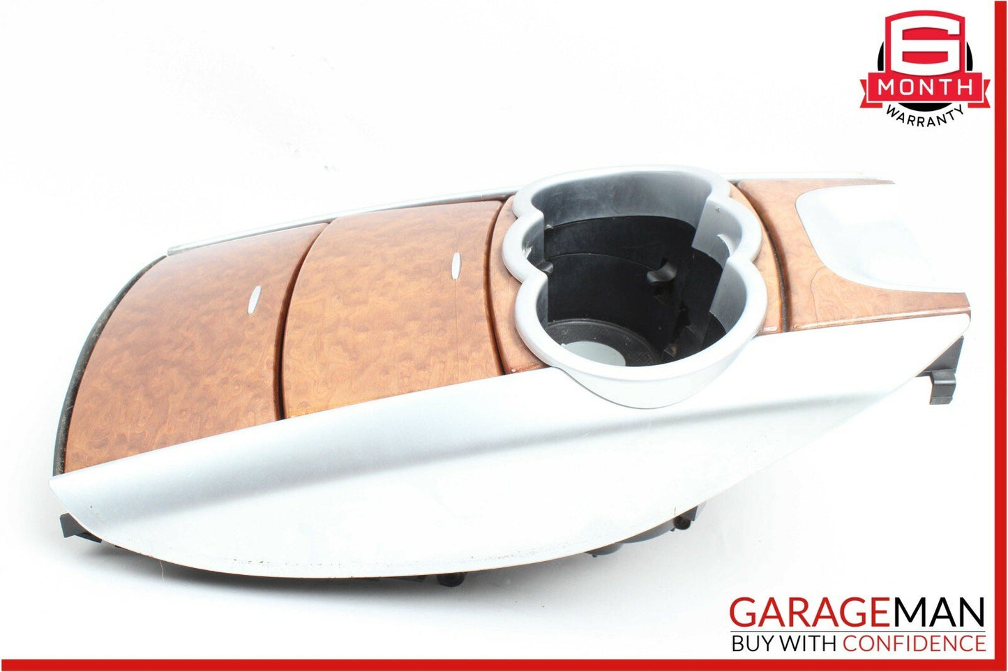 06-09 Mercedes W251 R320 Center Console Cup Holder Ashtray Cover Assembly Wood