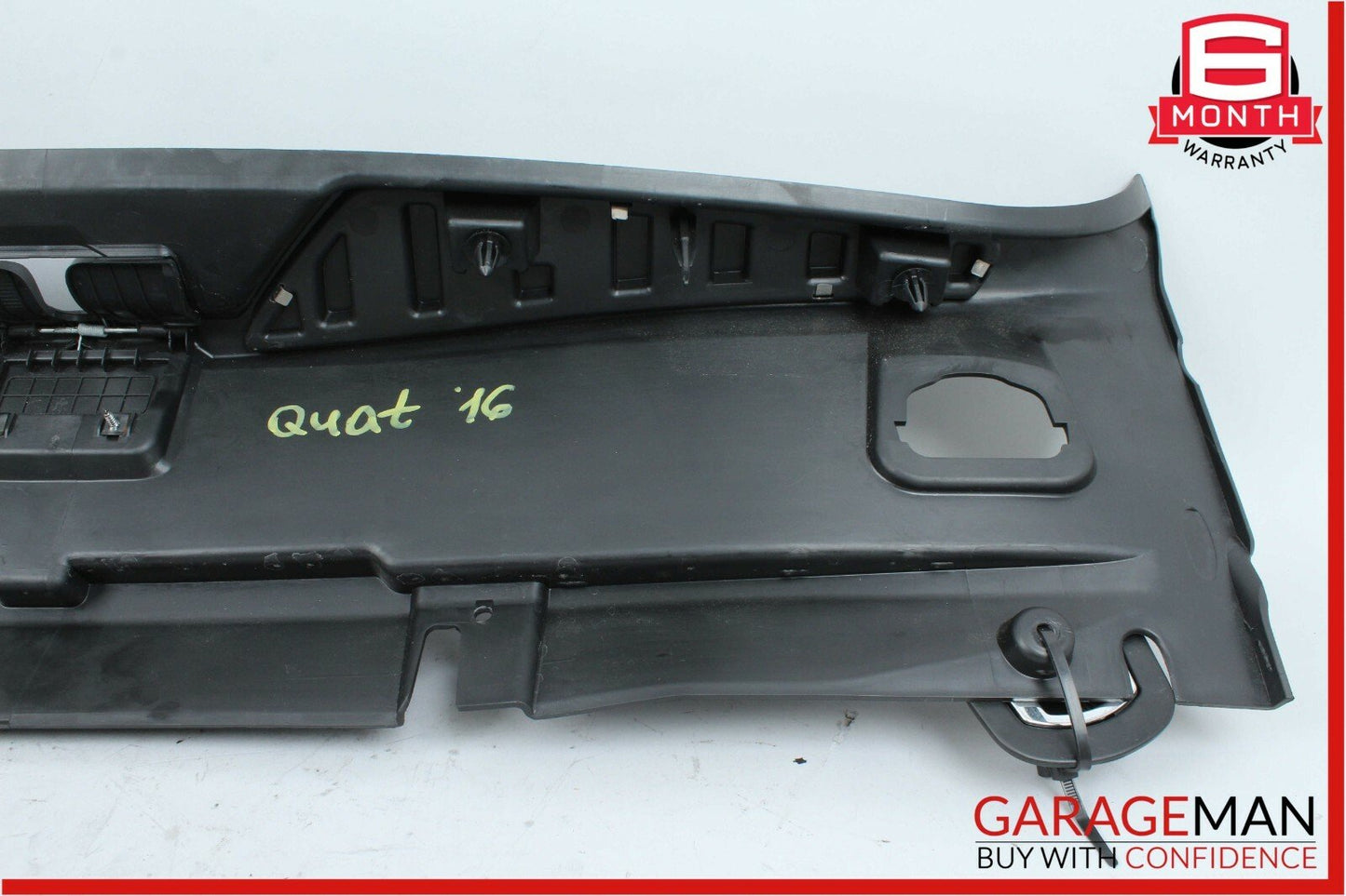 14-17 Maserati Quattroporte Rear Trunk Lock Latch Trim Cover Panel Assembly OEM