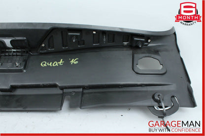 14-17 Maserati Quattroporte Rear Trunk Lock Latch Trim Cover Panel Assembly OEM