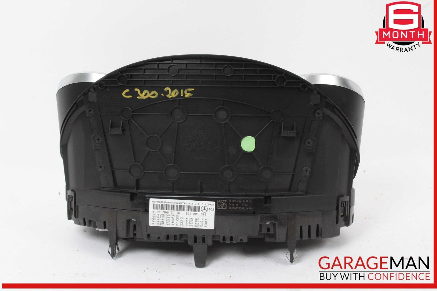 15-18 Mercedes W205 C300 Speedometer Odometer Instrument Cluster Gauge OEM