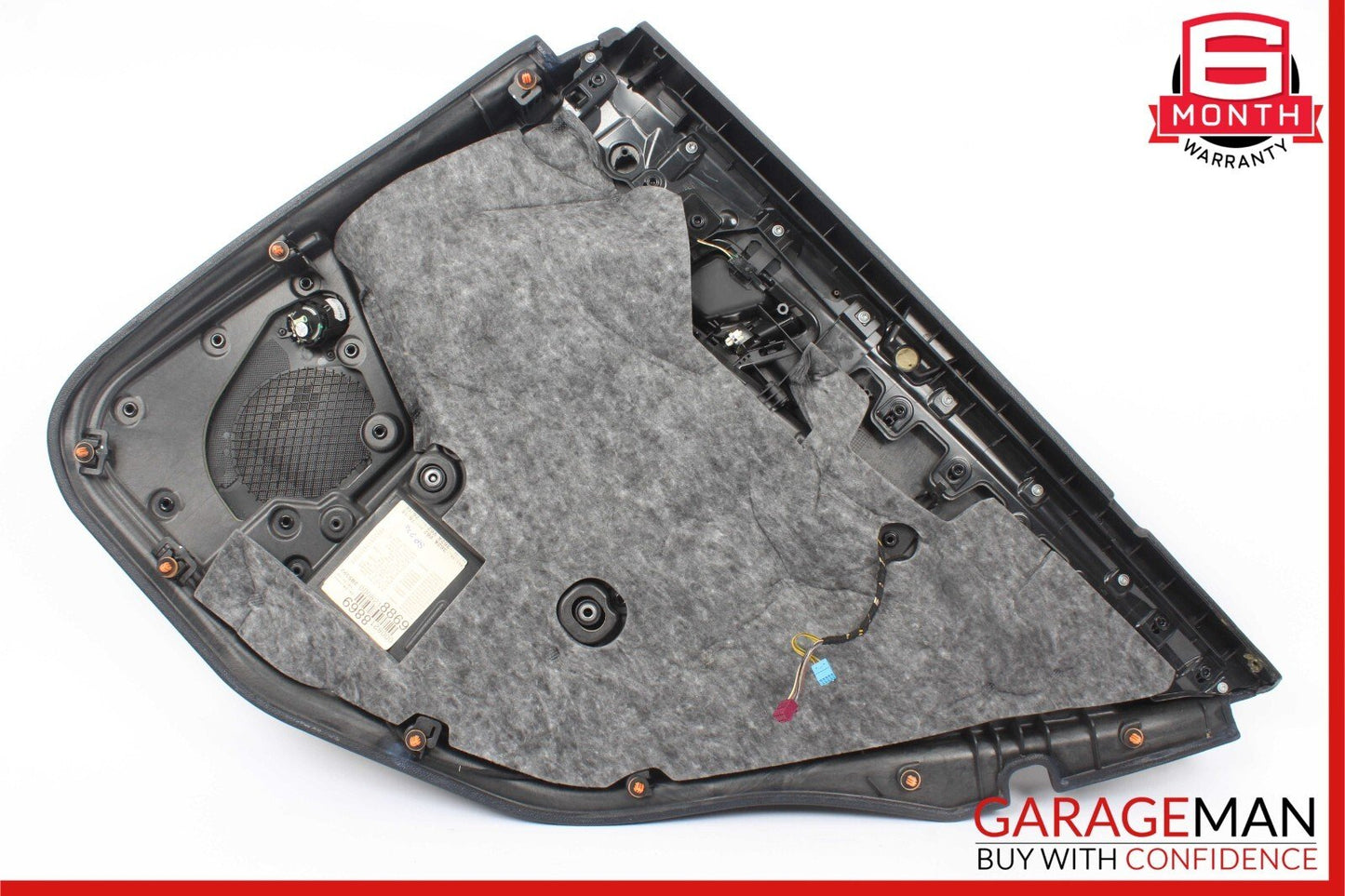 10-13 Mercedes W212 E350 E550 Rear Left Interior Door Panel Black OEM