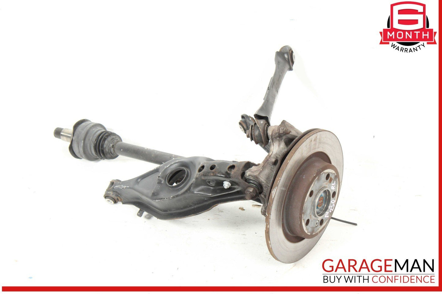 12-16 Mercedes R172 SLK250 Rear Left Spindle Knuckle Driveshaft Axle Assembly