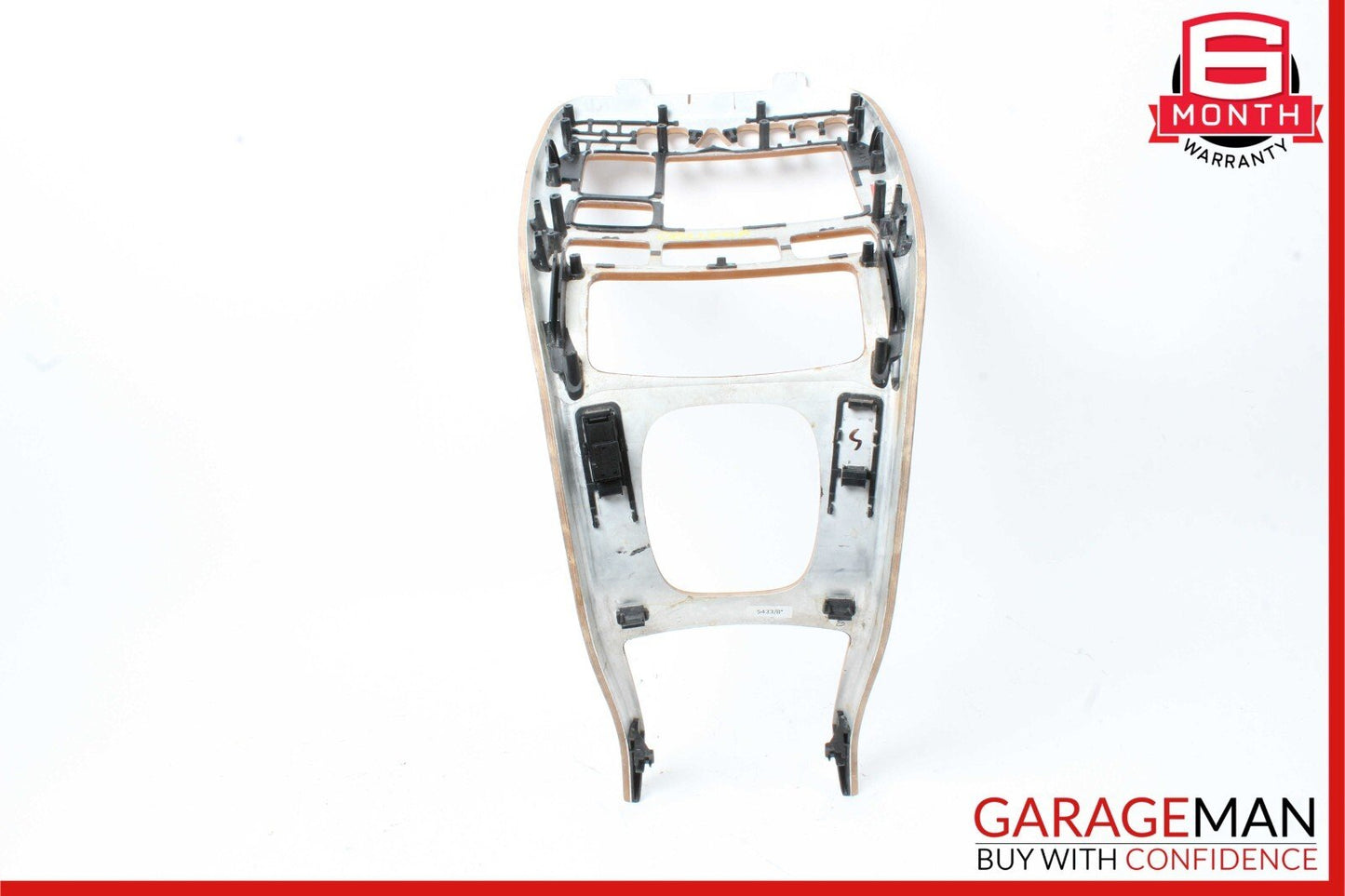 00-02 Mercedes W215 CL500 Center Console Radio Trim Cover Panel Bezel Wood