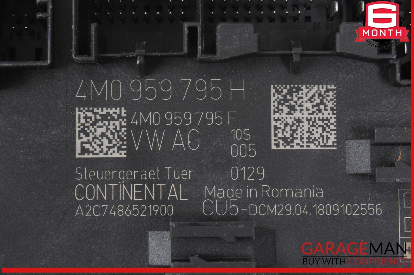 17-24 Audi Q7 Rear Left or Right Side Door Control Module 4M0959795H Genuine