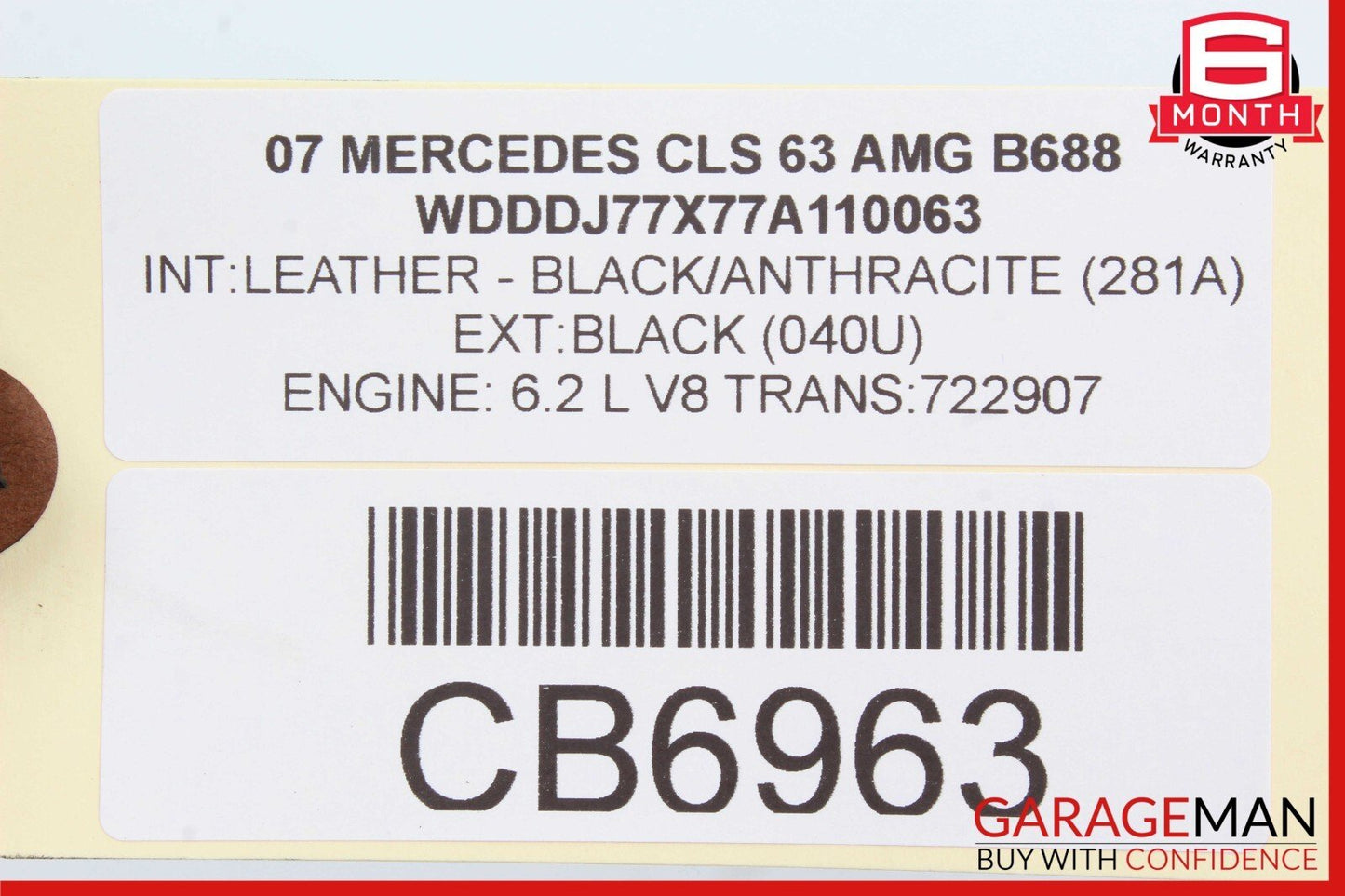 07-11 Mercedes W219 CLS63 AMG Fuel Pump Motor Control Module 0355400245 OEM