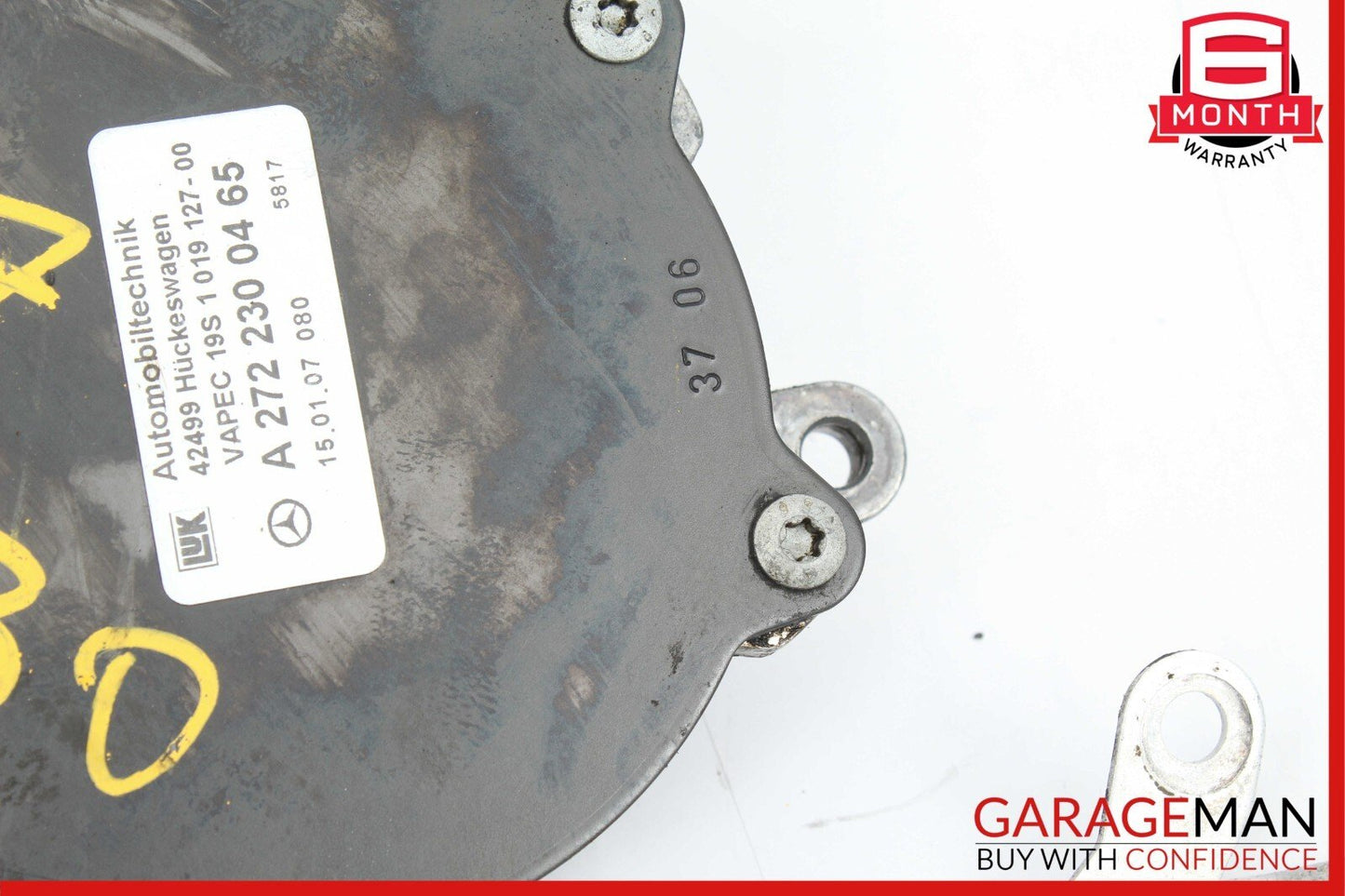 06-11 Mercedes W203 C230 E350 Engine Motor Brake Vacuum Pump 2722300465 OEM
