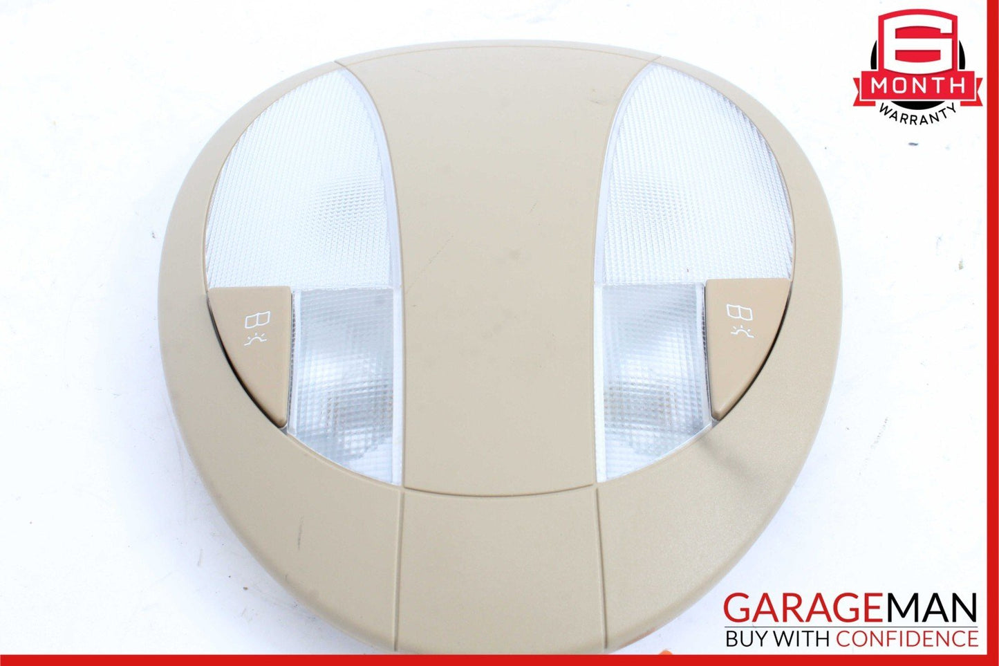 07-09 Mercedes W211 E350 E500 E63 AMG Rear Overhead Dome Light Reading Map Brown