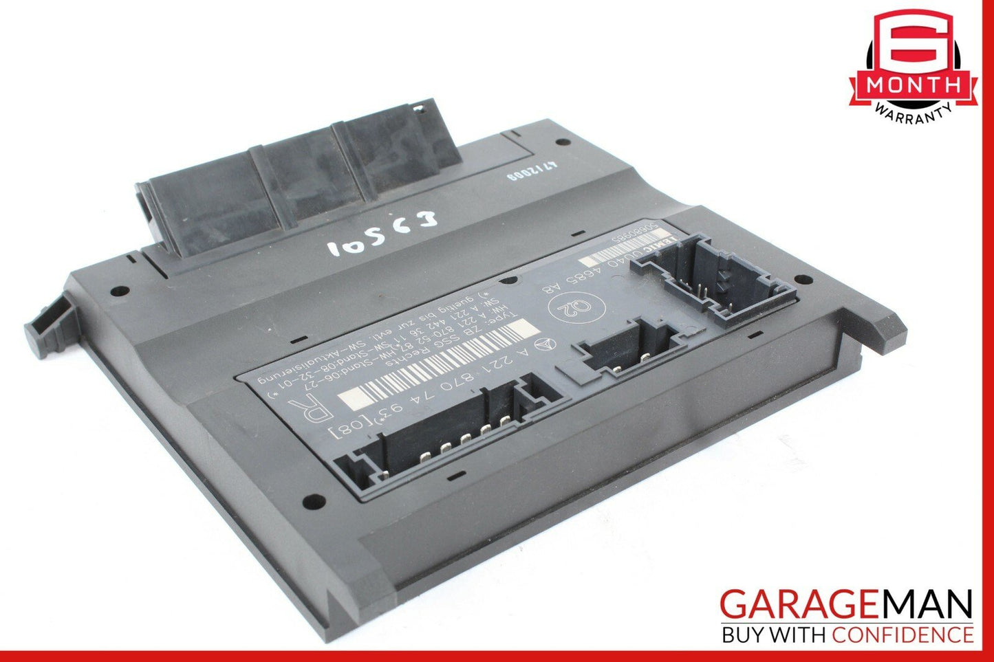 07-13 Mercedes W221 S550 S63 AMG Front Right Under Seat Control Module OEM