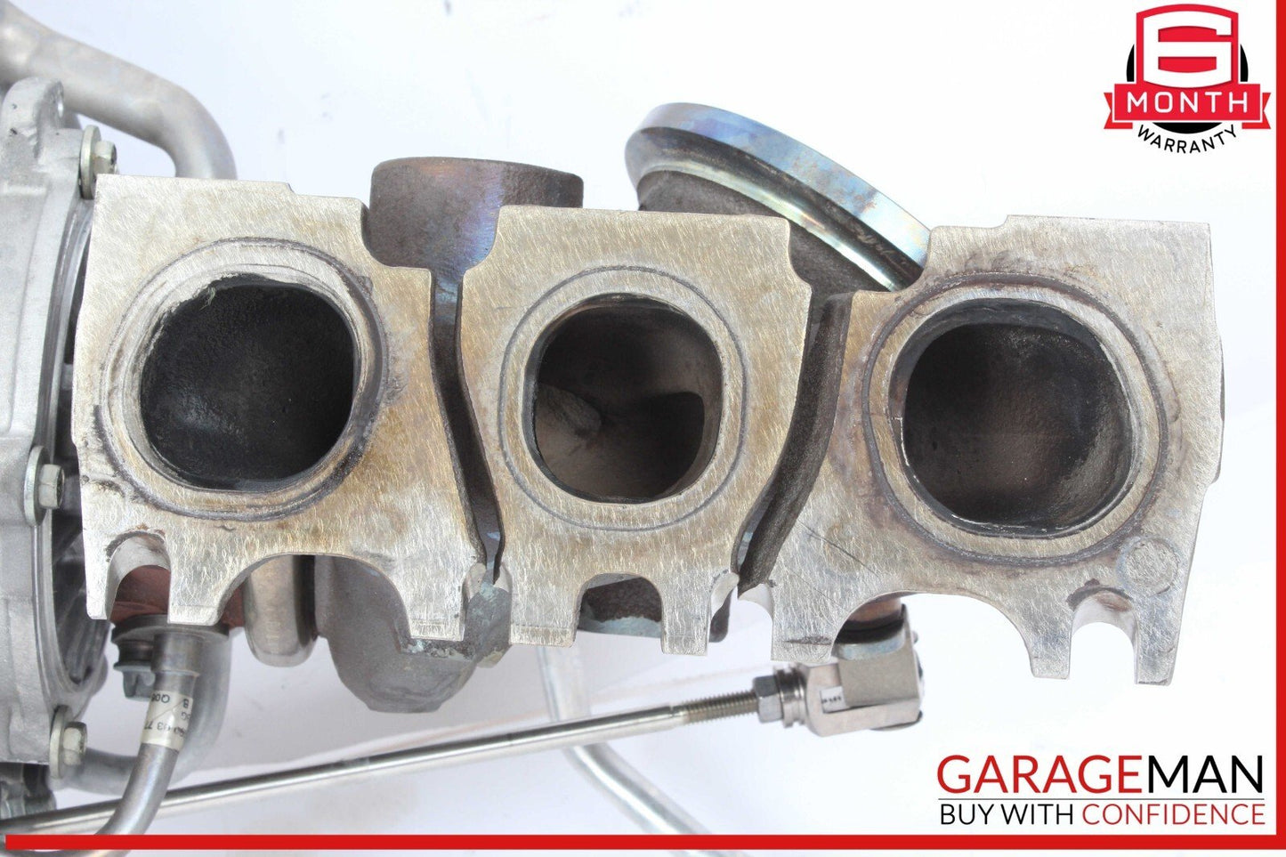 15-20 Mercedes W166 GLE400 Left Side Turbocharger Turbo Charger Manifold OEM