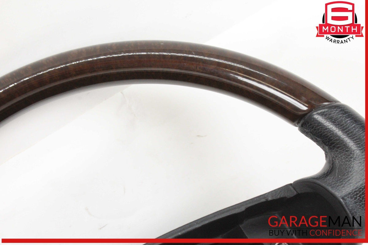 05-08 Mercedes R171 SLK280 Front Left Driver Side Steering Wheel Wood Black OEM