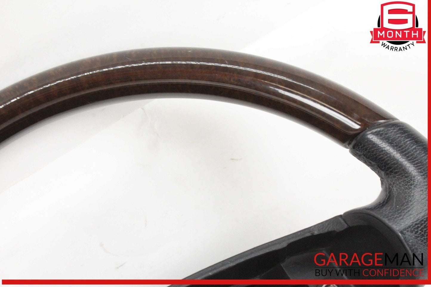 05-08 Mercedes R171 SLK280 Front Left Driver Side Steering Wheel Wood Black OEM