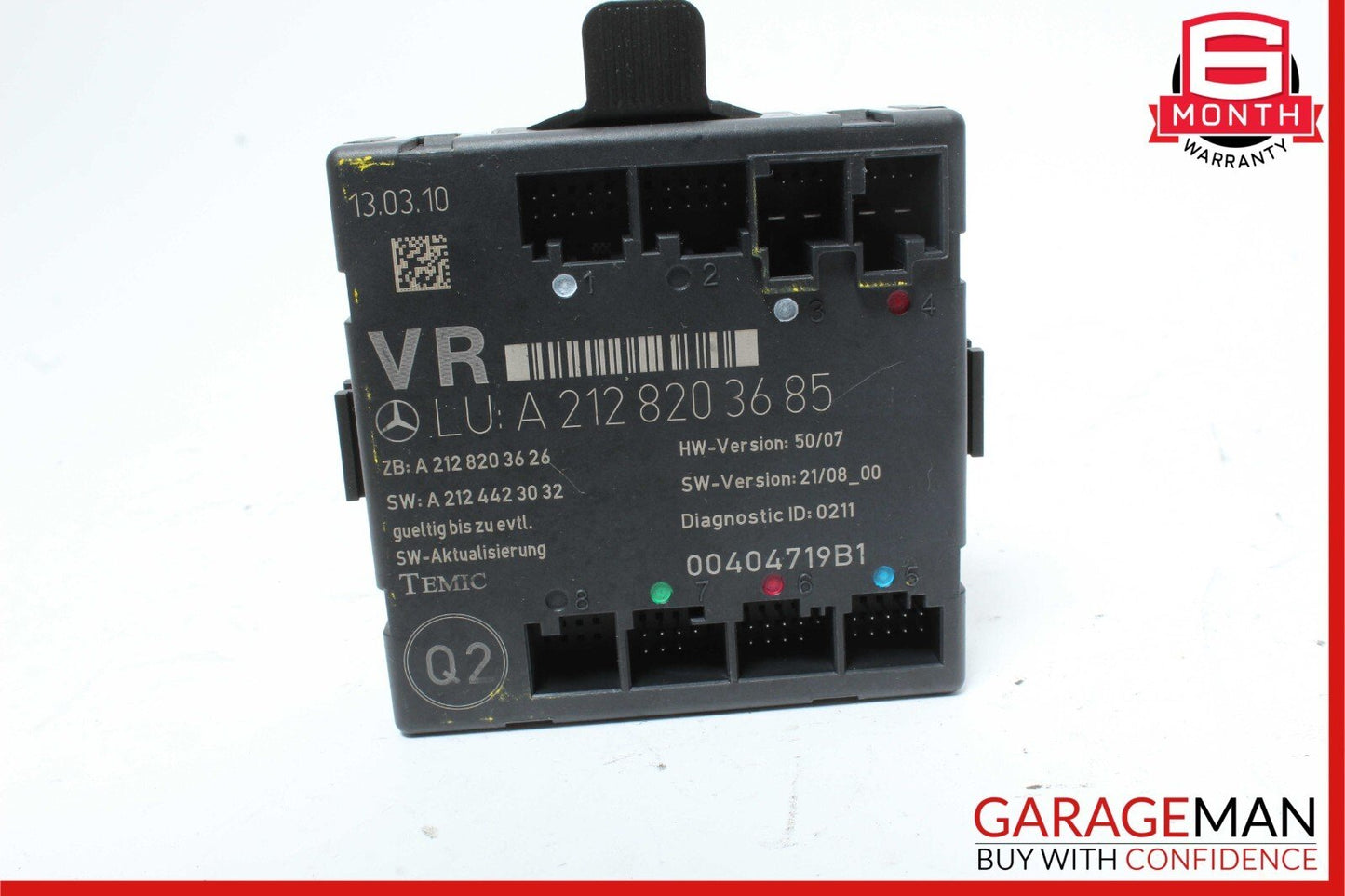 08-18 Mercedes W212 E350 4MATIC Front Right Side Door Control Module OEM