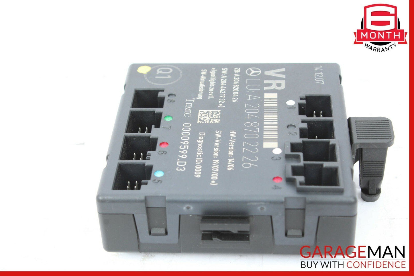 08-18 Mercedes W204 C300 C250 E400 Front Right Side Door Control Module OEM