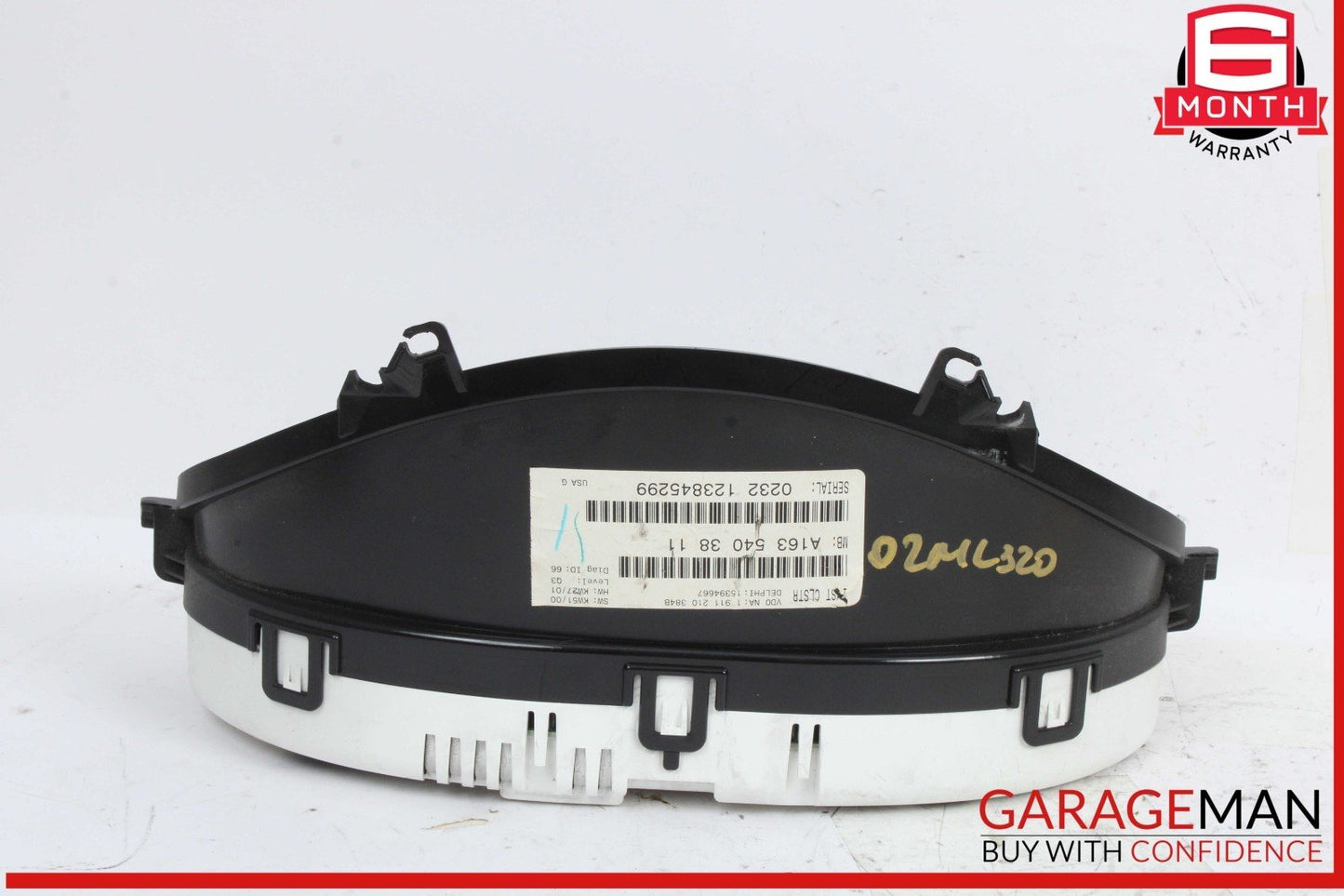 02-05 Mercedes W163 ML320 Speedometer Instrument Cluster Gauge 1635403811 OEM
