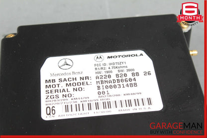 00-06 Mercedes W220 S500 CL500 Phone Navigation Voice Communication Module Q6