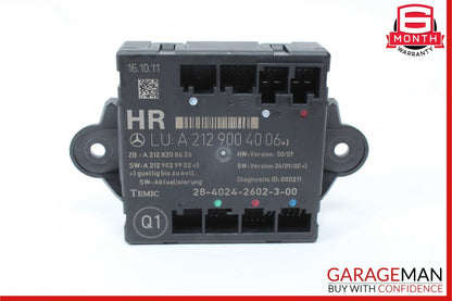 08-14 Mercedes W204 C300 C350 Rear Right Side Door Control Unit Module OEM