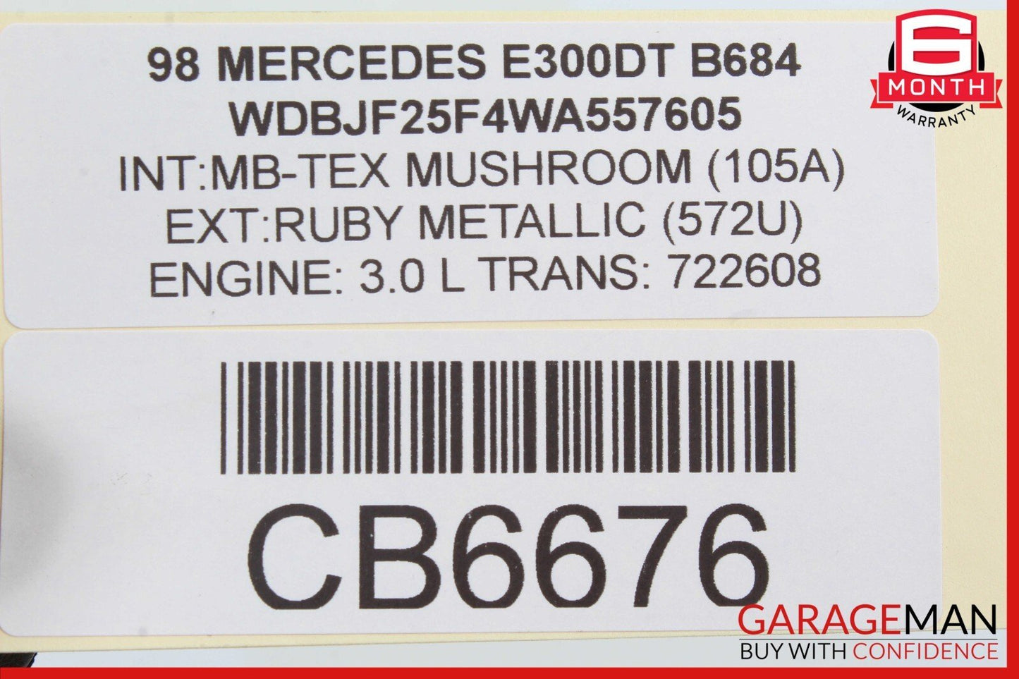 98-99 Mercedes W210 E300 E320 ASR PML Control Unit Module 0175457532 OEM