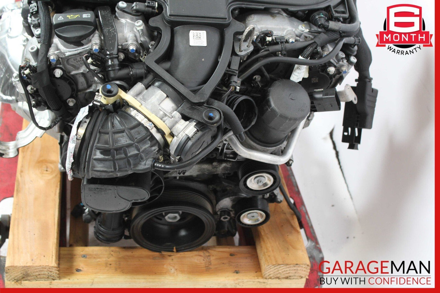 12-16 Mercedes W212 E350 CLS350 3.5L V6 RWD Engine Motor Block Assembly OEM