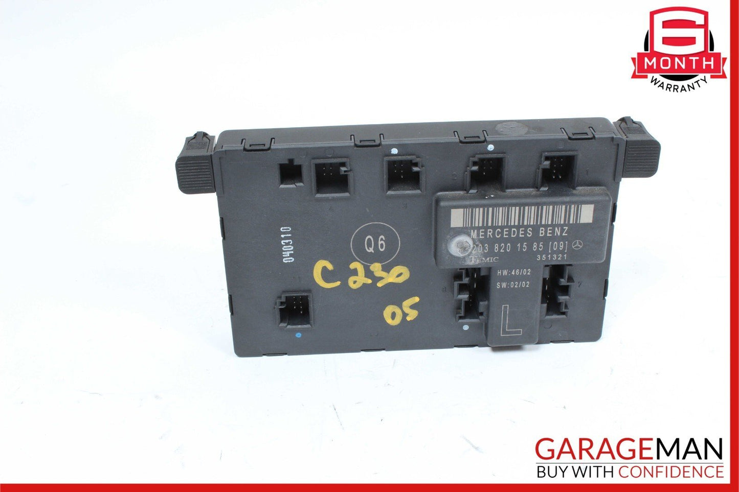 01-07 Mercedes W203 C230 Kompressor Front Left Side Door Control Module OEM