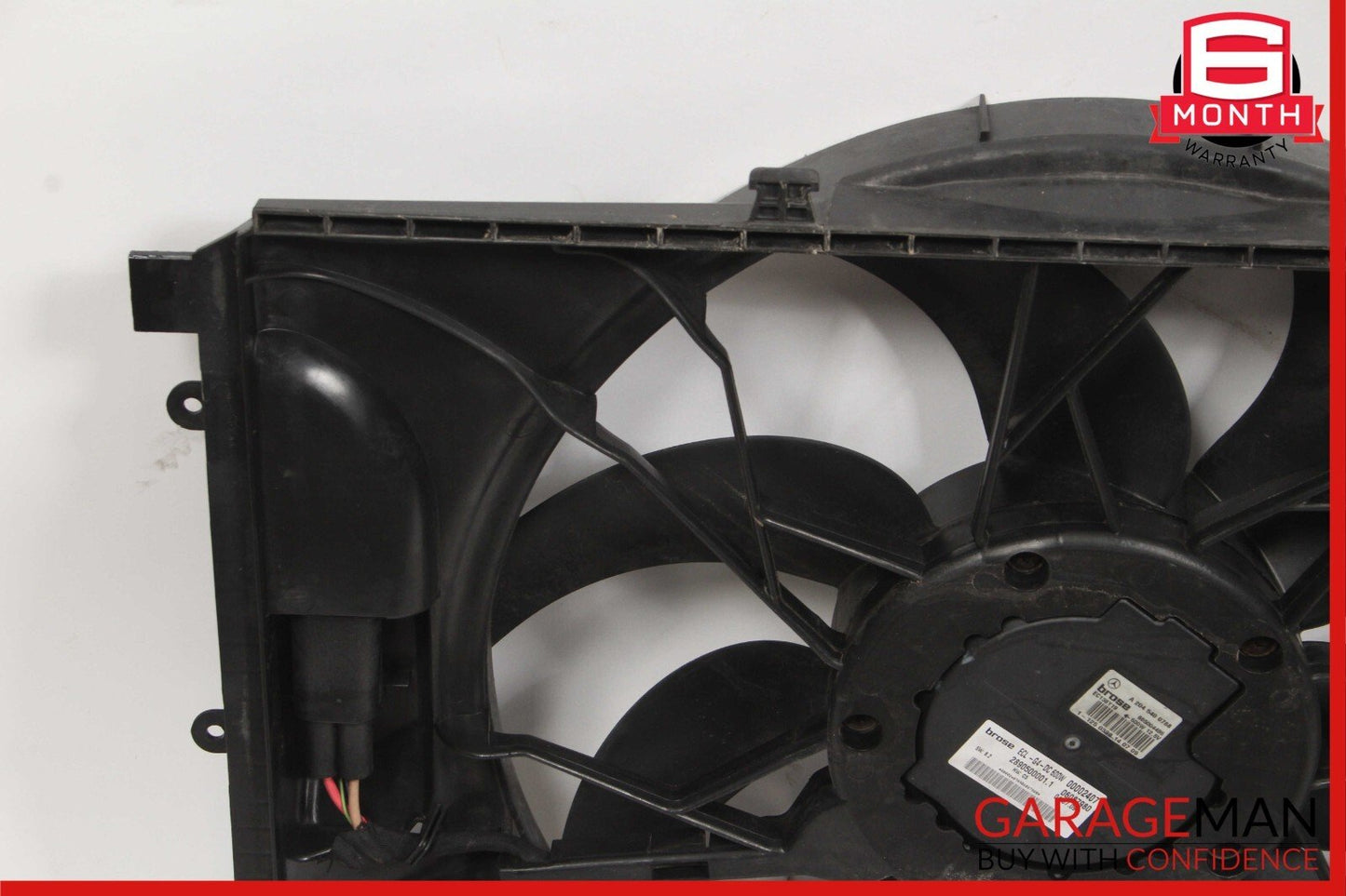 08-18 Mercedes C300 GLK350 E250 C250 Engine Radiator Cooling Fan Motor Assembly