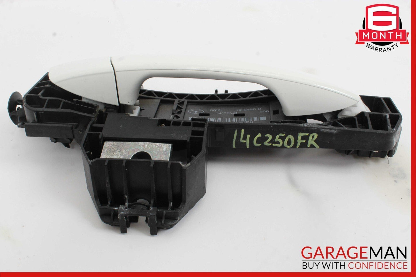 12-14 Mercedes W204 C300 C250 Right Passenger Exterior Door Handle Polar White