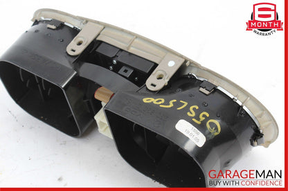 03-06 Mercedes R230 SL500 SL55 AMG Center Dashboard Hazard AC Air Vent Beige OEM