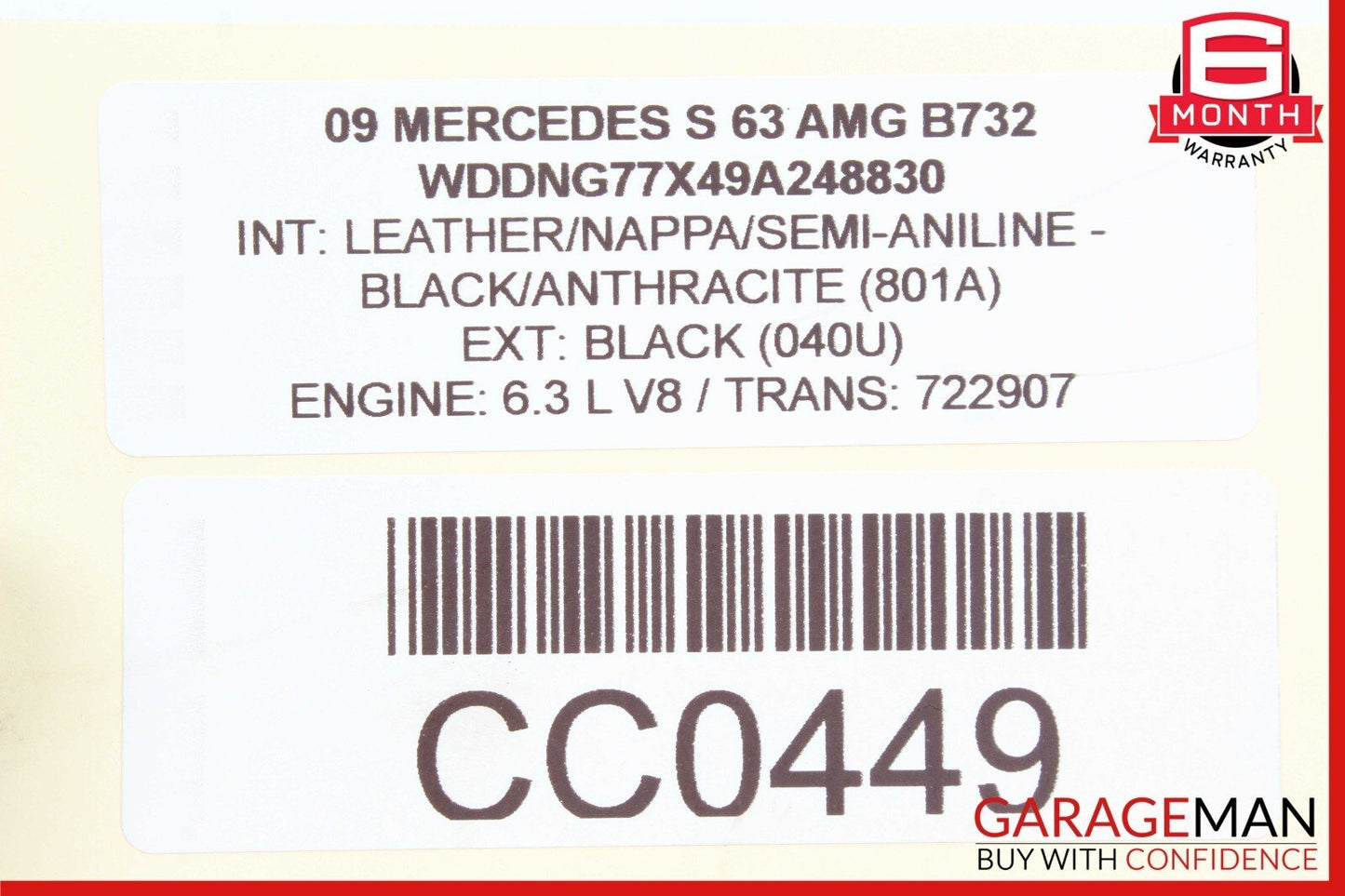 07-14 Mercedes W221 S550 CL63 Electronic Parking Button Switch Control Module