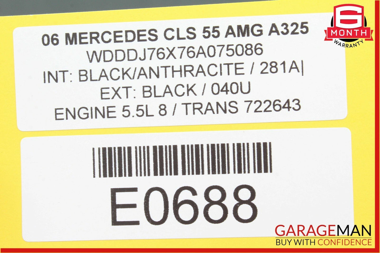 06-11 Mercedes W219 CLS55 Front Right Passenger Door Control Module OEM